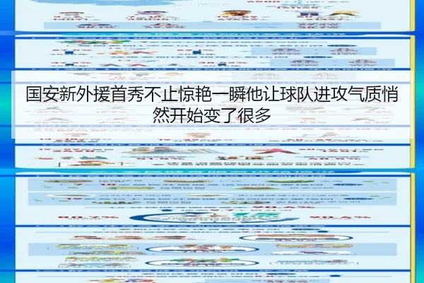 国安新外援首秀不止惊艳一瞬他让球队进攻气质悄然开始变了很多